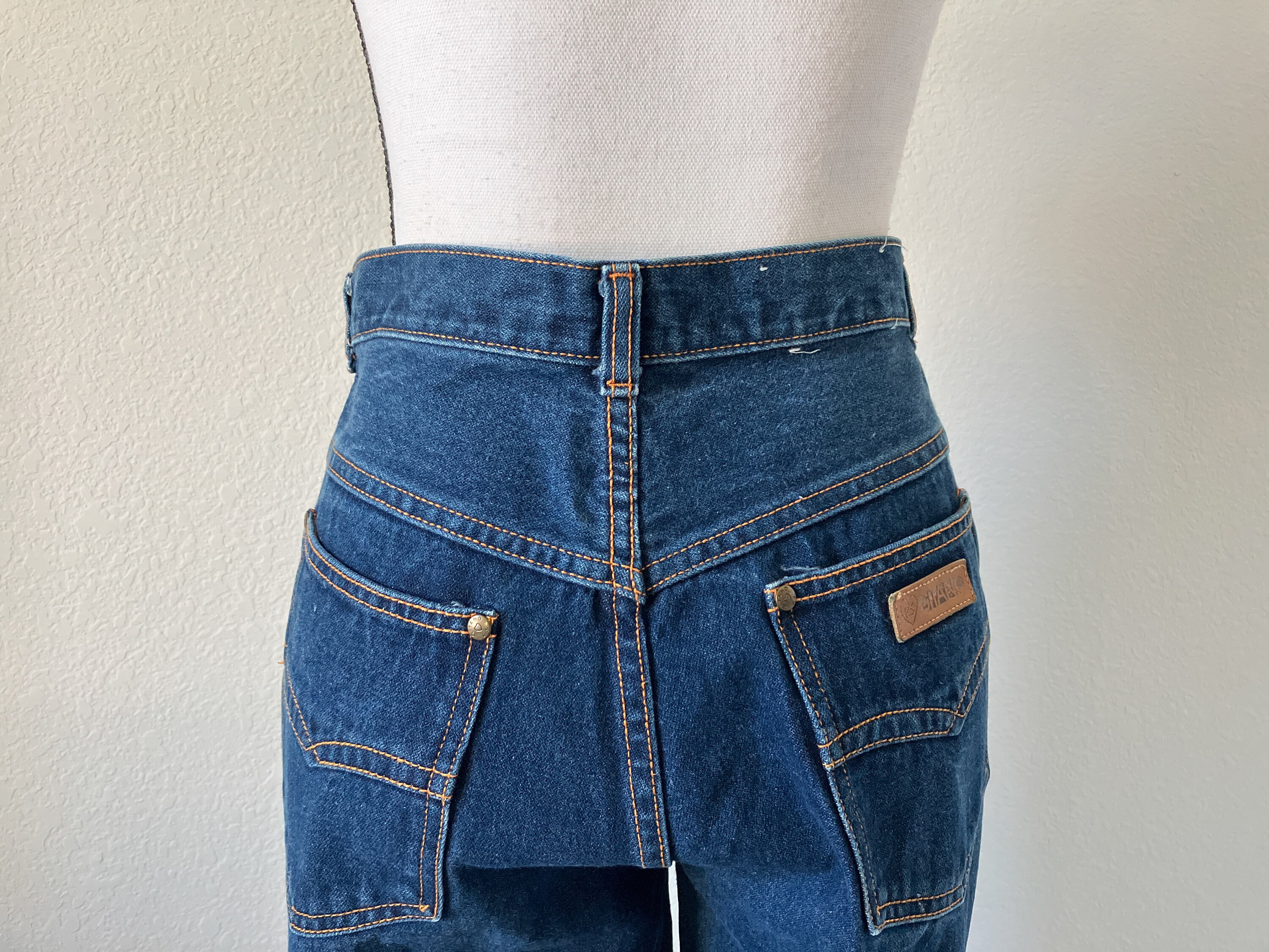 1980s High Waisted Jeans, Vintage Dark Wash Mom Jeans - Etsy