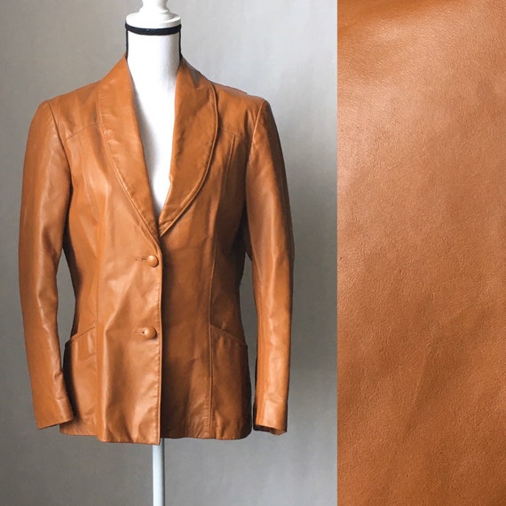Vintage Miss Adler Leather,1970s Leather Jacket,19