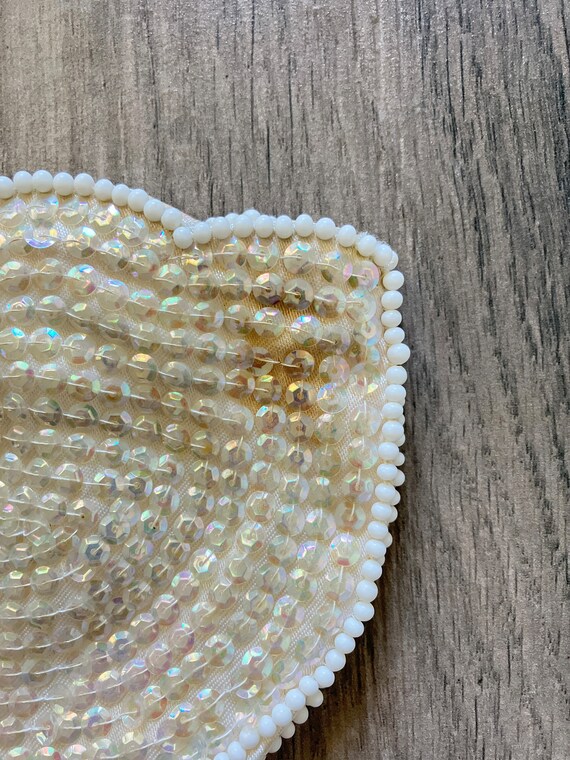 1940s 1950s Small Beaded Clutch - image 9