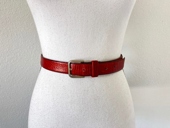 Brown leather vintage 80s - Gem Brown leather vintage 80s - Gem