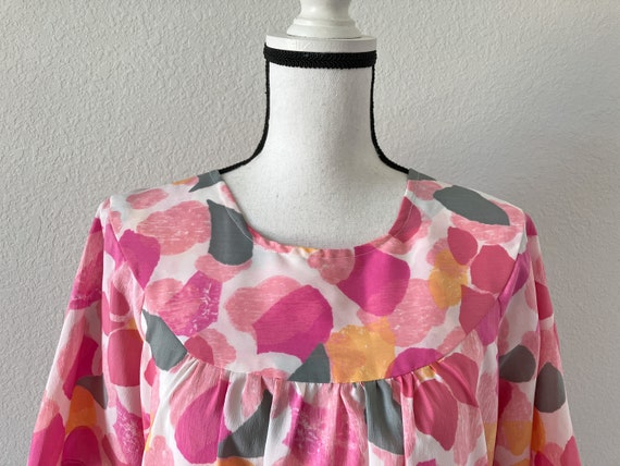 1980s Colorful Handmade Dress, Vintage Lightweigh… - image 3