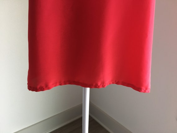 1980s Dolman Sleeve Blouse, Vintage Red Boxy Blou… - image 6