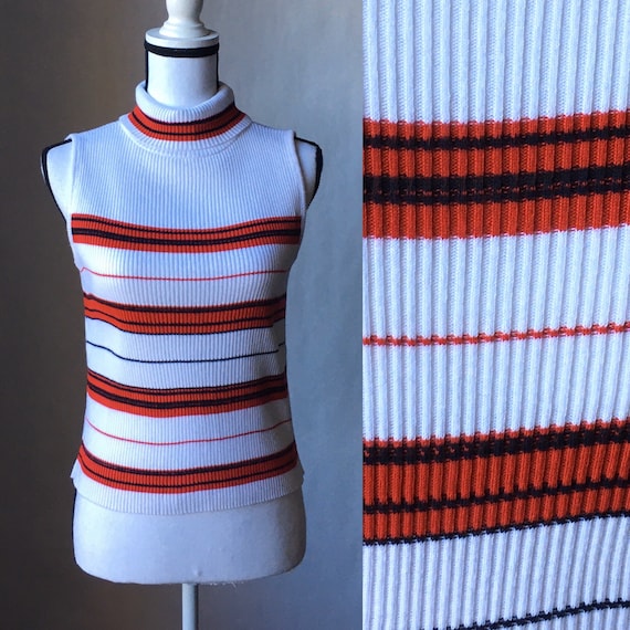 Vintage Beware,1990s Sleeveless Turtleneck,1990s R