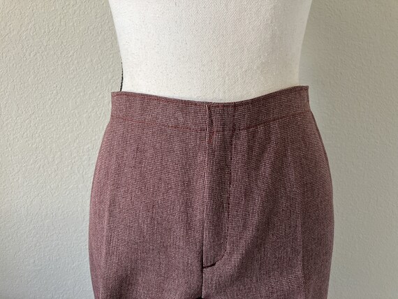 1970s Hand Made Slacks, Vintage Purple Trousers - image 3