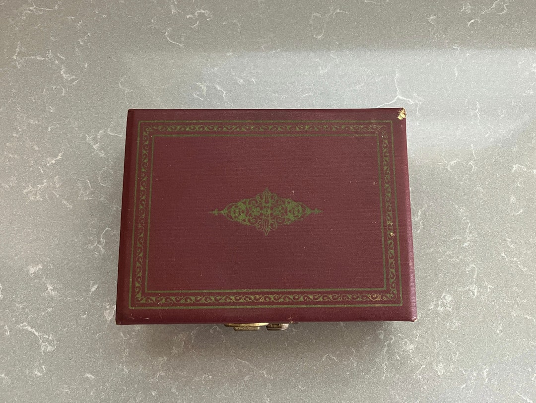 Vintage Thorens Music Jewelry Box 1950s 1960s Velvet Lined Etsy