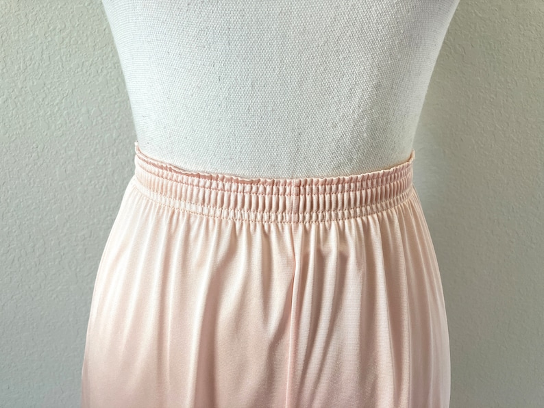 1970s Pink Nylon Pajama Pants Vintage Satin PJ Pants Etsy