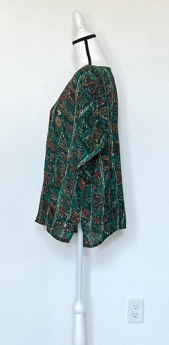 1990s Multicolor Pullover Top - image 4