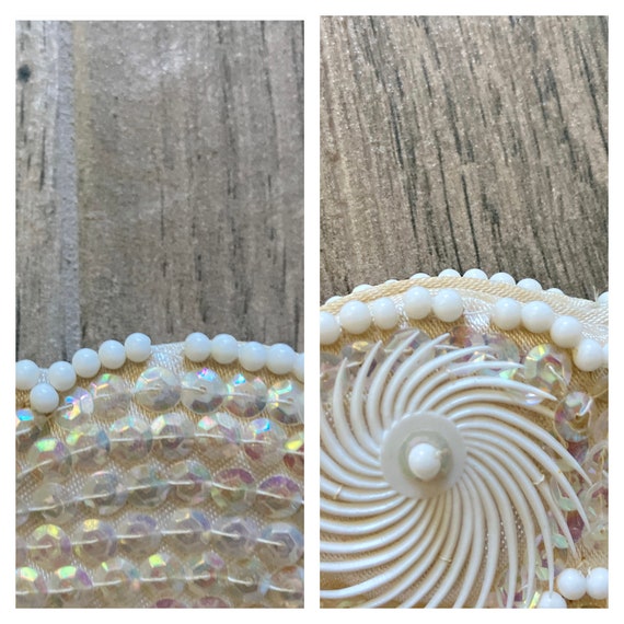 1940s 1950s Small Beaded Clutch - image 10