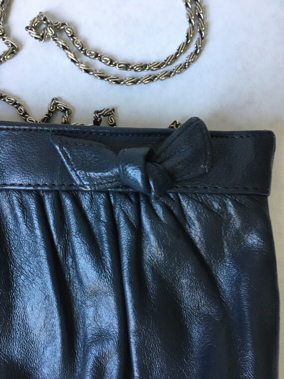 Vintage Navy Blue Rainbow Tassel Shoulder Bag main image 0