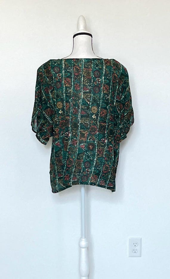 1990s Multicolor Pullover Top - image 5