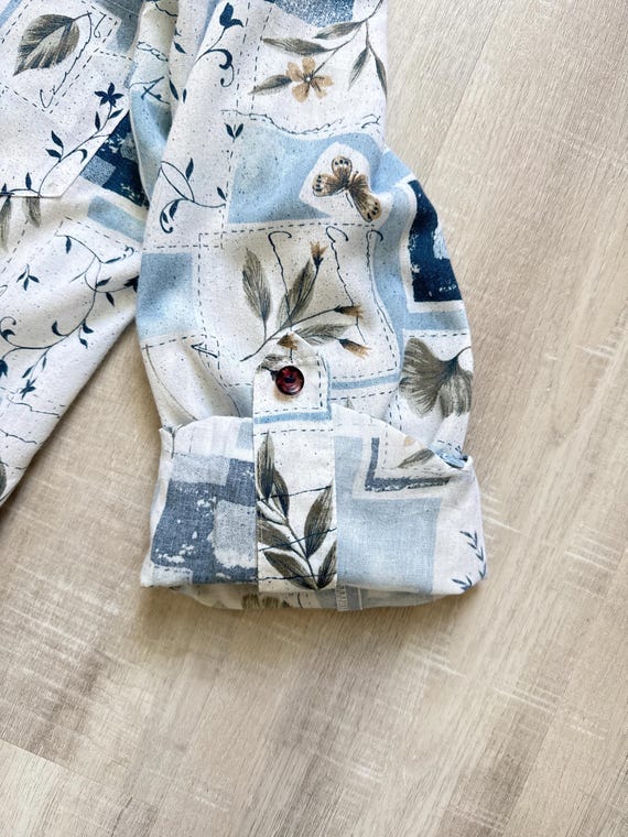 1990s Patchwork Roll Tab Shirt - image 8
