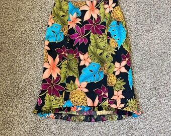 Jupe à Volants Epic Threads Fille - Noire à Fleurs Multicolores, Taille M, Neuve