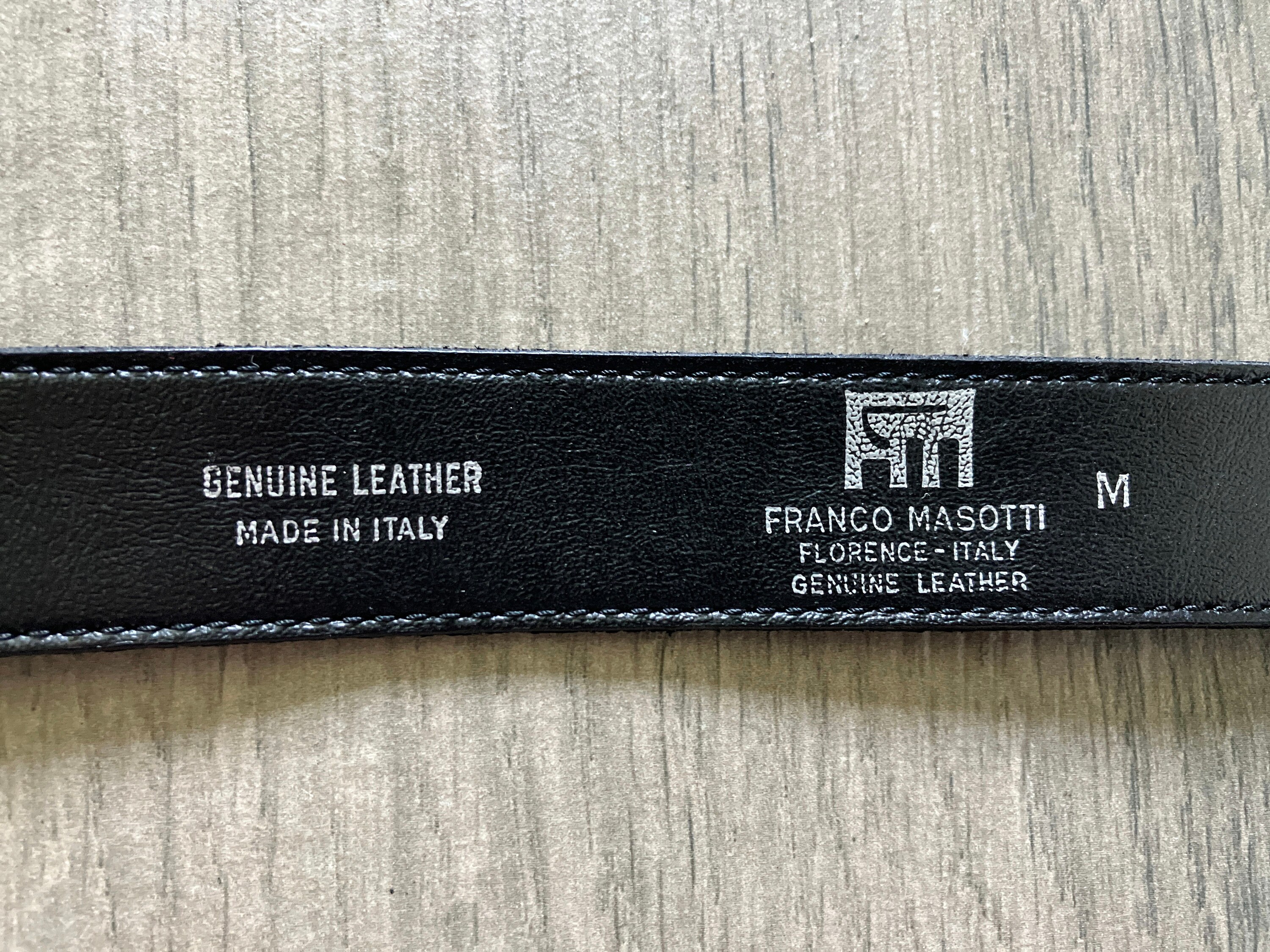 Franco Masotti Brown Leather Belt ARTAJ Luxury belts main image 2