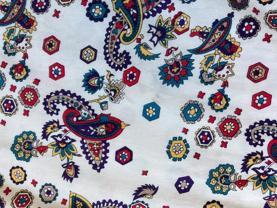 1990s Multicolor Mixed Pattern Blouse - image 10