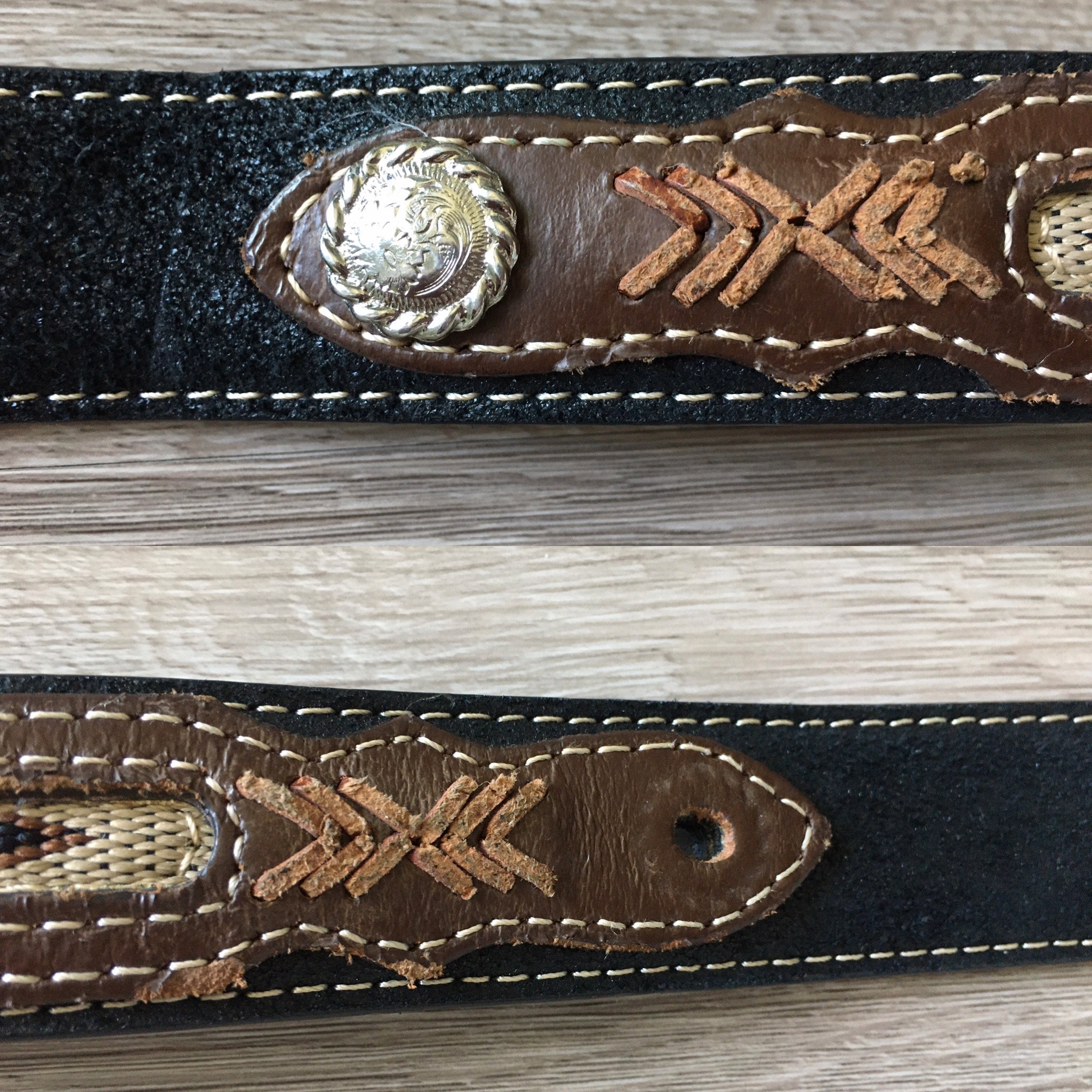 Vintage Nocona Belt Co, 1990s Western Style Leather Belt - Etsy