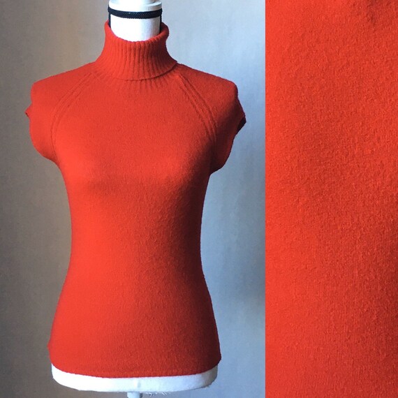 Vintage MNG,1990s Short Sleeve Turtleneck,1990s Re