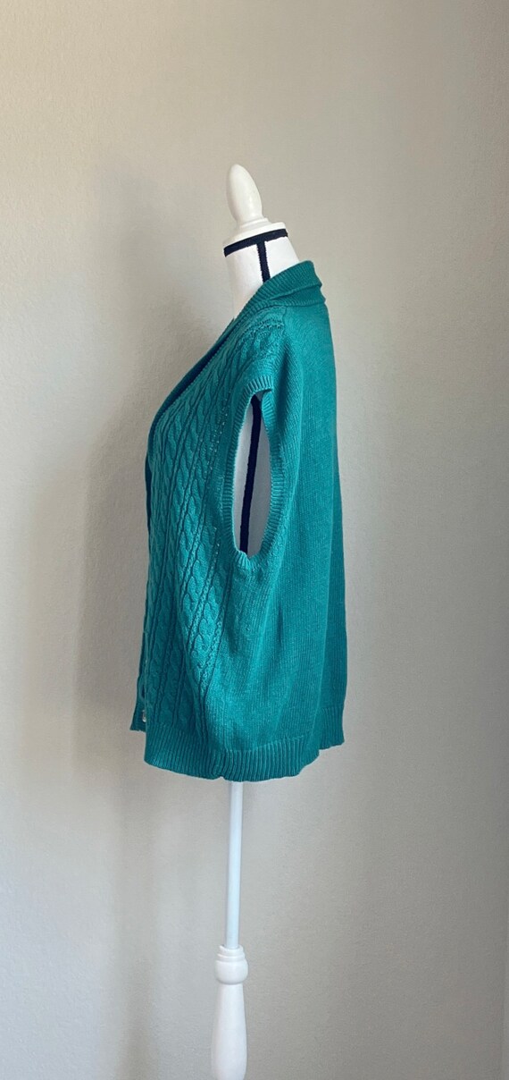 1980s Deadstock White Cable Knit Sweater