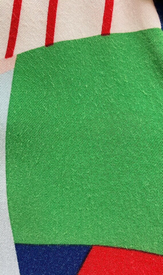 1990s Abstract Print Graphic Multicolored Shirt - image 9