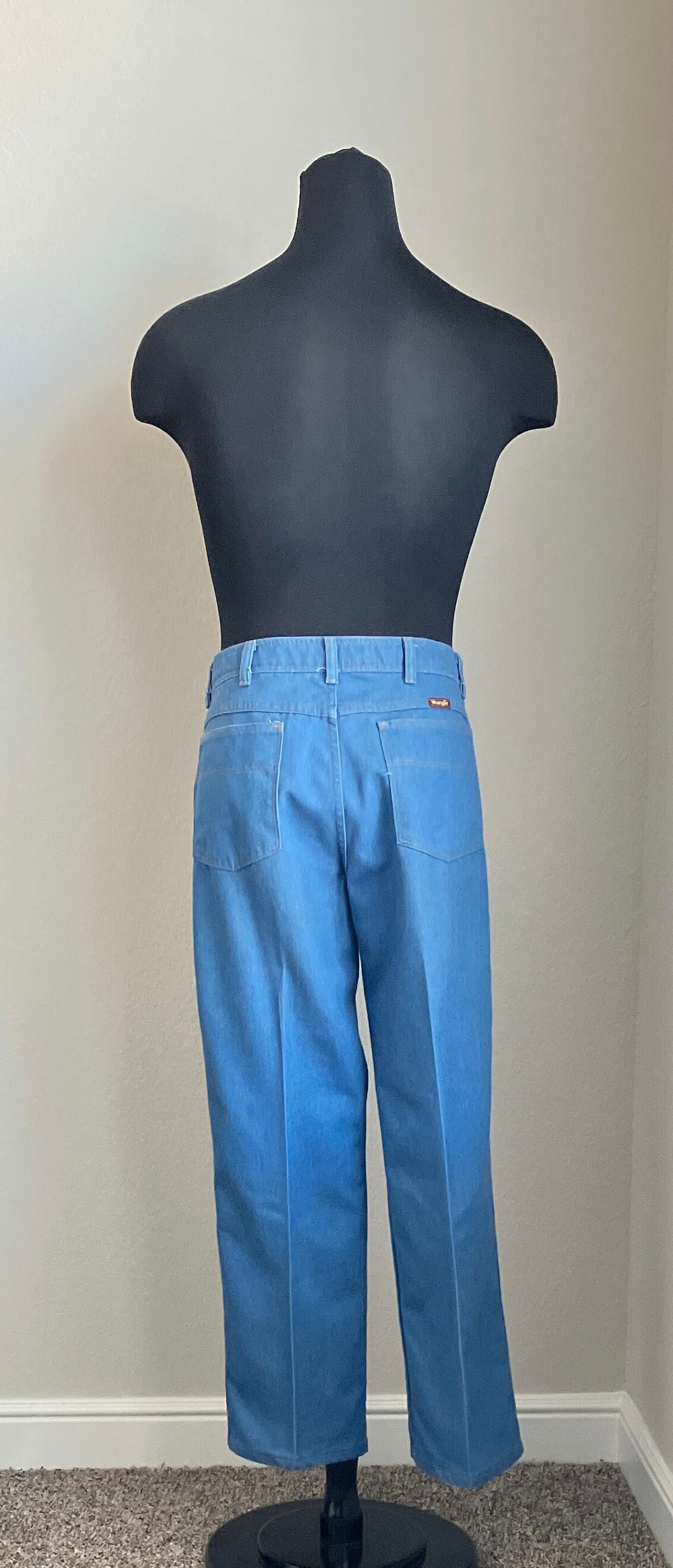 1970s 1980s Light Wash Wrangler Jeans - Etsy 1970s 1980s Light Wash Wrangler Jeans - Etsy