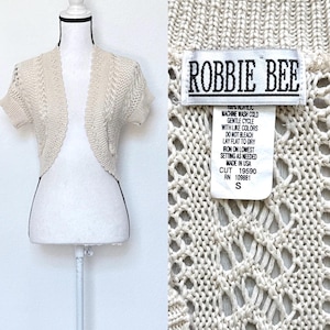 1990s Y2K Cropped Bolero Sweater