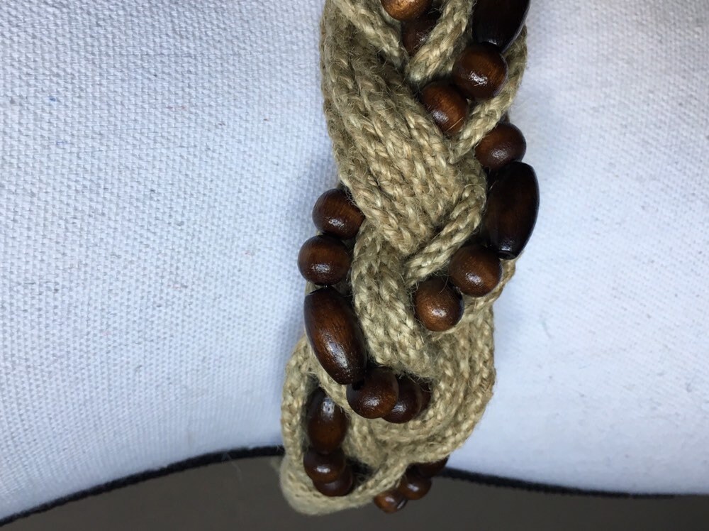 Vintage 80s Rope Multi Strand Woven Rope Belt Brown & Gold Stunning il_fullxfull.7167606712_tlf0.jpg main image 4