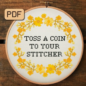 Modèle de point de croix : broderie sorceleur (modèle PDF)