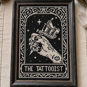 A4 Chart Pattern Tattooist Cross Stitch Pattern - Etsy