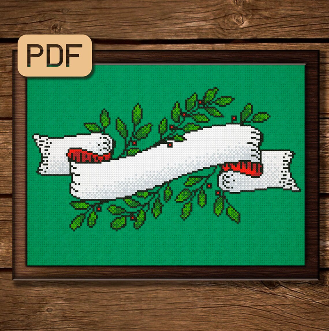 Cross Stitch Pattern Banner Cross Stitch Design Etsy