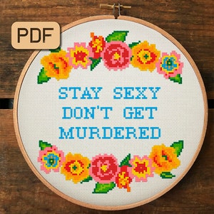 SSDGM Cross Stitch Pattern: MFM Embroidery Design (PDF)
