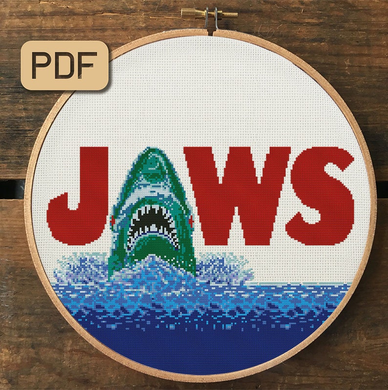 Jaws Cross Stitch Pattern Pdf