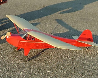 Digital Plan Comet Taylorcraft 54 inch span Rubber or Electric Parkflyer Conversion Plans and Parts Patterns TMRC Tom Martin Radio Control