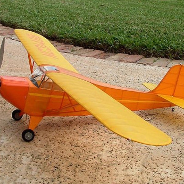 Aeronca Chief 54 inch span Laser Cut Kit with Window Sheeting, Cowl, Plans - Original Rubber or Electric Parkflyer Conversion TMRC