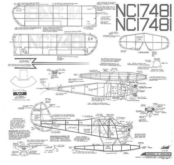 Balsa model on sale plans