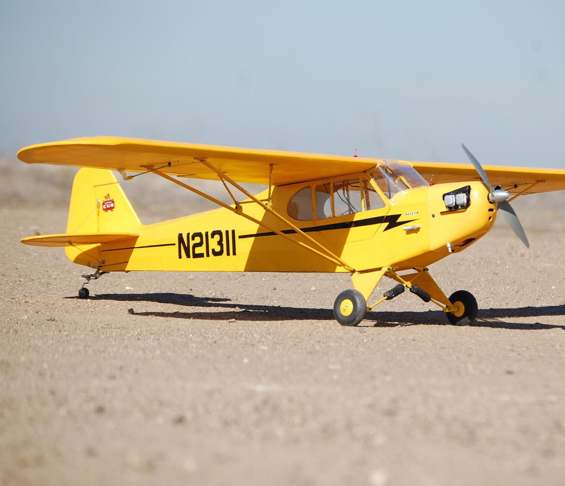 Digital Plan Piper 70 Span Cub Air Trails Model Airplane Plan 1:6 Scale ...