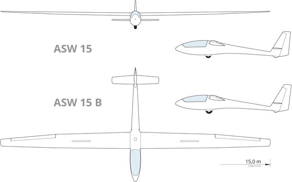 asw 15 rc glider
