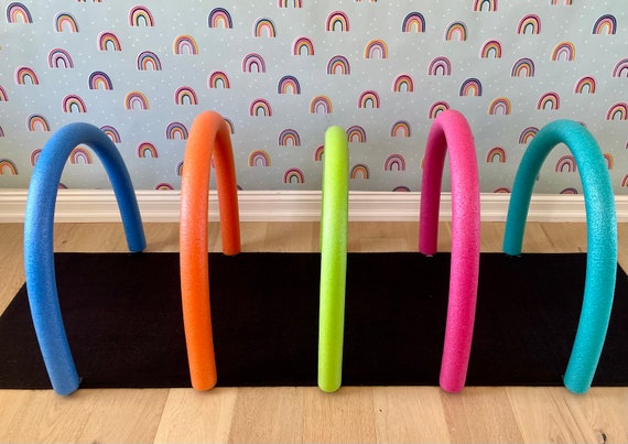 Pool Noodle Anchors Rainbow Arch Holders. Preschool Physical Therapy and Occupational Therapy Ideas. Etsy UK