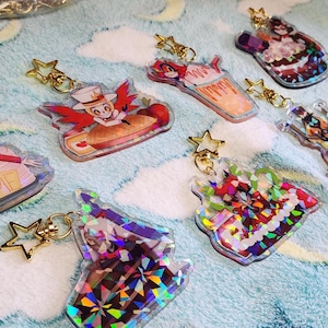 Holo Hazbin Crew Keychains