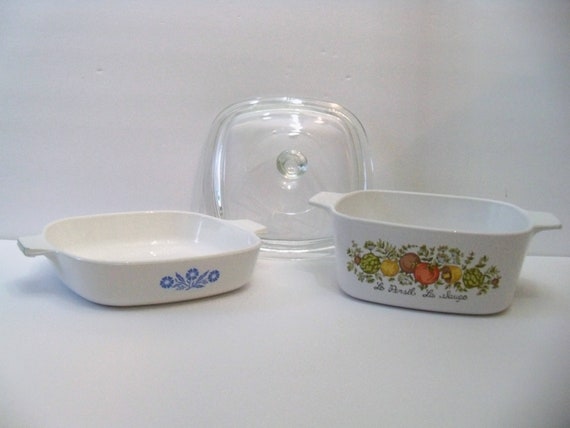 Corningware Spice Of Life Cornflower Blue Bakeware Baking Dishes 15 Quart Corningware 75 Quart Corningware Casserole Dishes