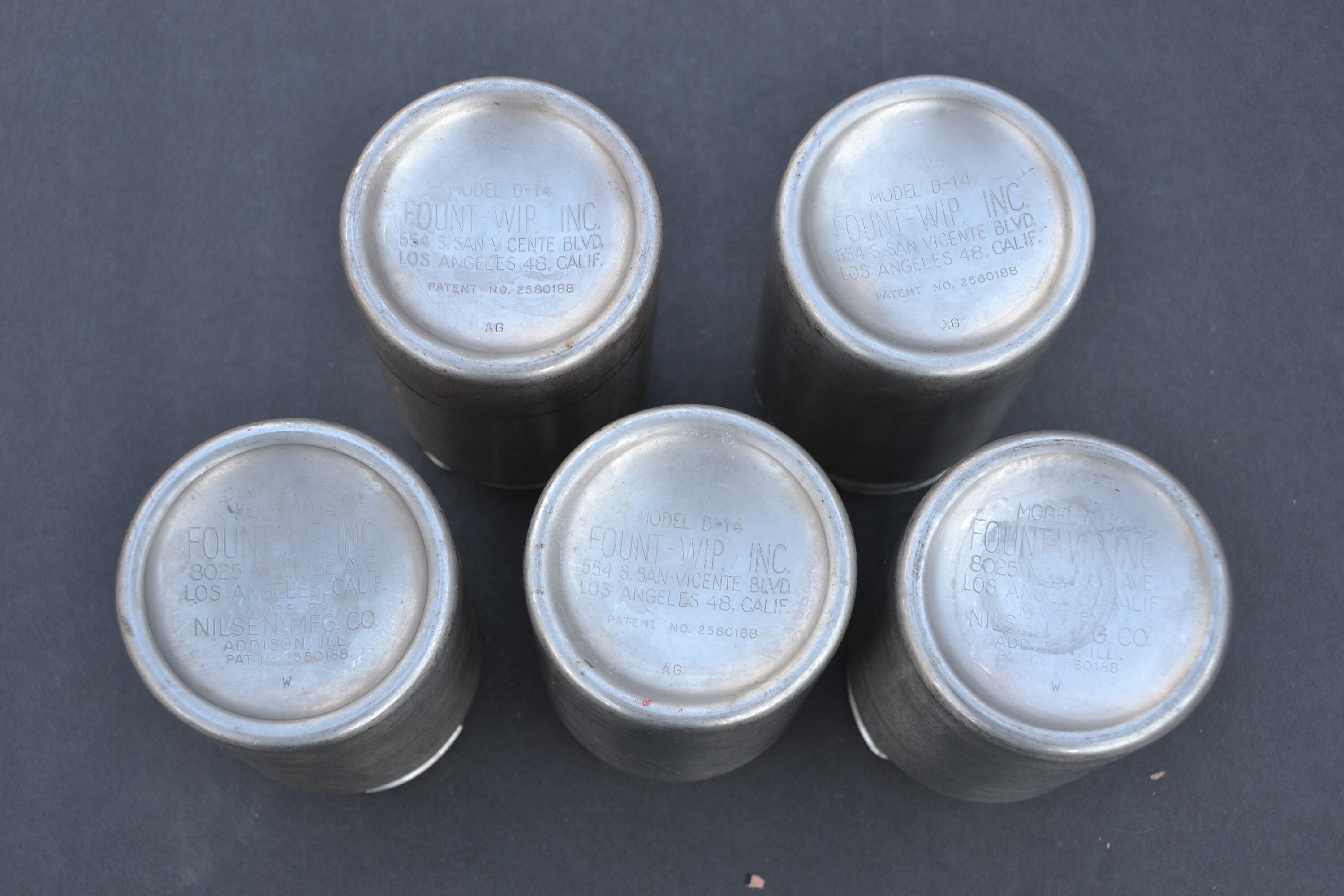 Vintage Whipped Cream Canisters. Set of 4 Fountwip Inc. Los Etsy
