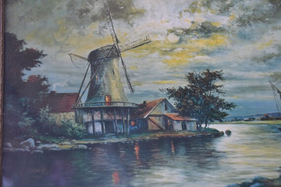Framed Ottenfeld Vintage Print 