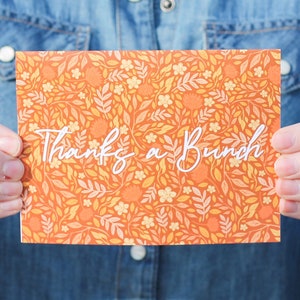 Carte de vœux Merci - Couleurs d’automne - Carte de Thanksgiving