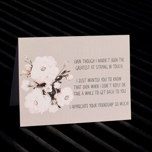 Carte de vœux qui me manque - Cartes pour amis - Relation à distance - Rester en contact