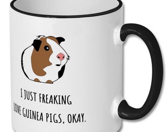 GUINEA PIG LOVER mug, guinea pig, guinea pig gift, guinea pig mug, guinea pig mom, guinea pig dad, guinea pigs