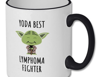 LYMPHOMA FIGHTER ENCOURAGEMENT Geschenk, Lymphom-Patienten Geschenk, Lymphom-Patientenbecher, Lymphom-Patient vorhanden, vorhanden für Lymphom-Patienten