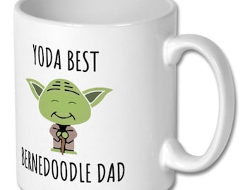 BEST BERNEDOODLE DAD mug, bernedoodle dad, bernedoodle dad mug, bernedoodle dad gift, bernedoodle dad coffee mug, bernedoodle dad gift idea