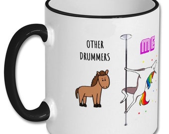 DRUMMER OTHERS vs ME gift, drummer mug, drumming mug, gift for drummer, drumming gift, drumming present, drummer coffee mug