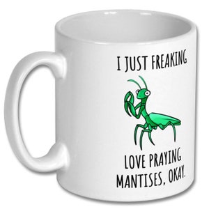 PRAYING MANTIS LOVER gift, praying mantis lover gift, praying mantis gift, praying mantis lover mug, present for praying mantis lover