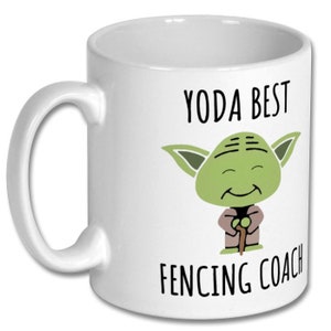 BEST FENCING COACH mug, fencing coach,fencing coach gift,fencing coaches,gift for fencing coach