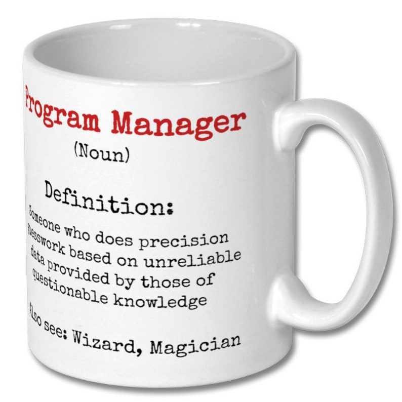PROGRAM MANAGER DEFINITION mug, program manager, program manager gift, program manager gift idea, gift for program manager, program managers image 3