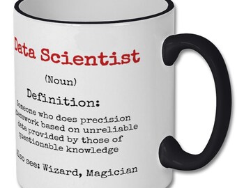 DATA SCIENTIST DEFINITION mug, data scientist, data scientist gift, data scientist mug, data scientist present,data science mug,data science